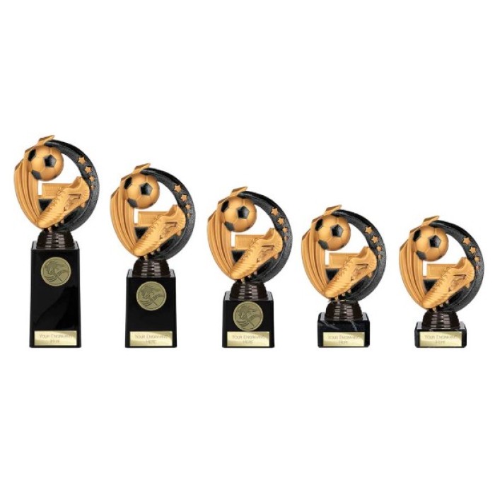 RENEGADE II FOOTBALL LEGEND RESIN TROPHY - 5 SIZES - 14.5CM - 22.5CM